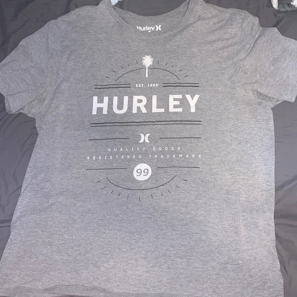 Men’s Large Hurley T-Shirt Grey